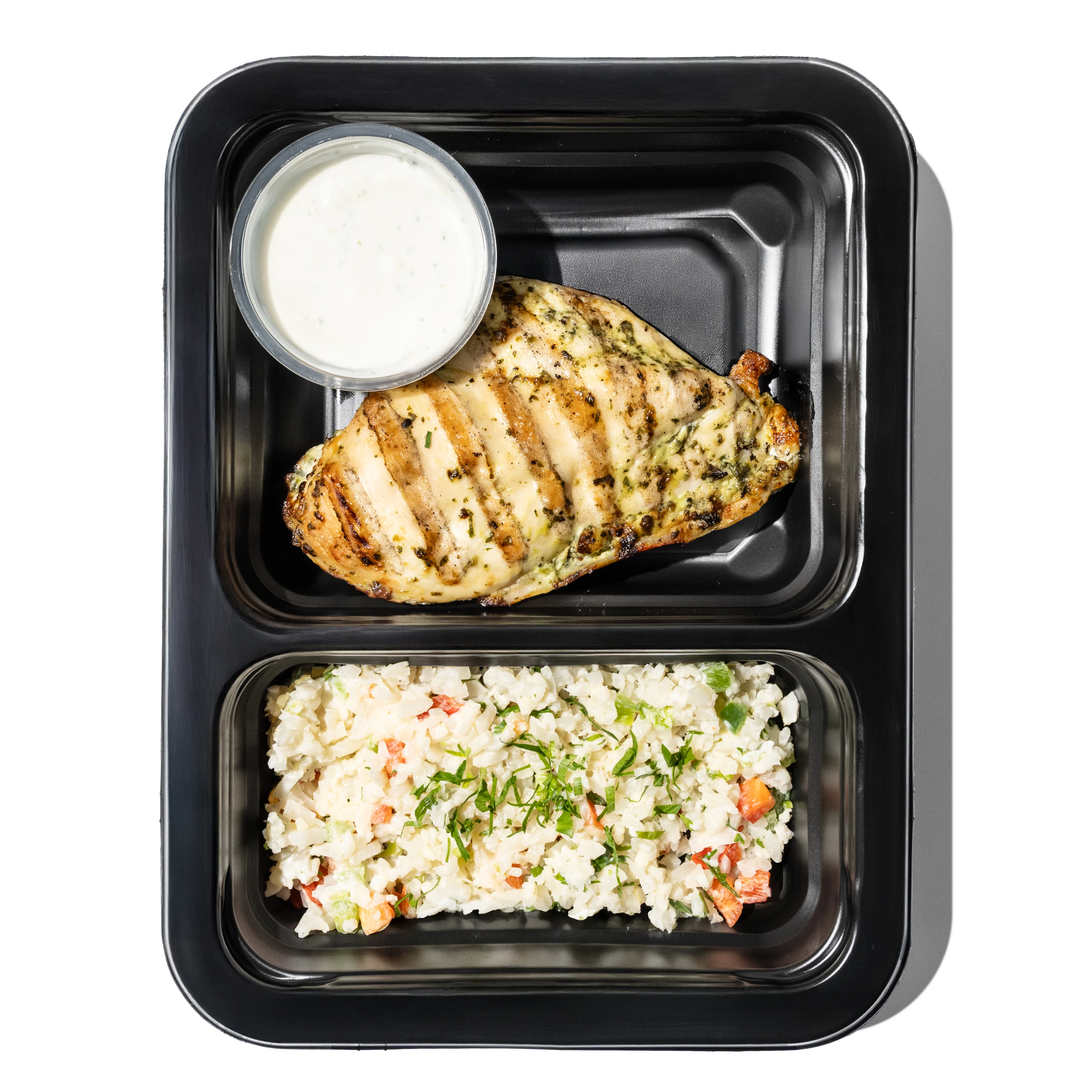 26 - Keto Friendly Grilled Jalapeno Lime Chicken with Cheesy Cauliflower Rice and Garlic Cream Sauce (GF) - Image 3